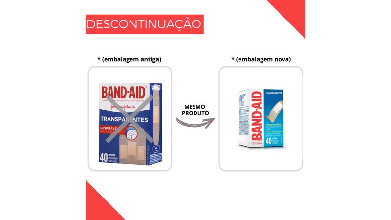 Curativos Band Aid 40 Unidades