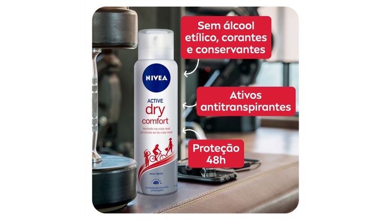 Desodorante Aerosol Dry Comfort Plus Nivea 150ml