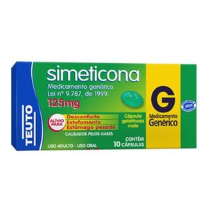 Simeticona 125mg 10 Cápsulas