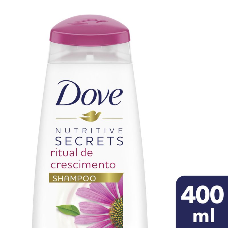 Shampoo Dove Nutritive Secrets Ritual De Crescimento Com 400ml PoupaFarma