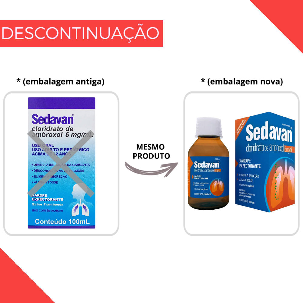 Sedavan Xarope Expectorante Pediátrico Framboesa 3mg 100ml em Oferta -  Farmadelivery